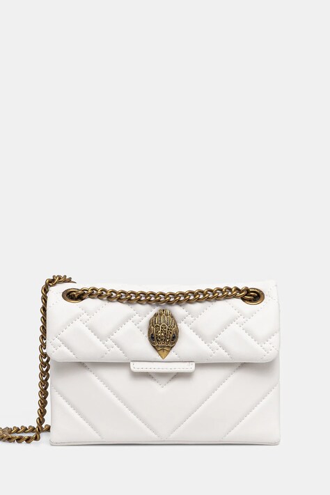 Kurt Geiger London poseta de piele KENSINGTON culoarea alb, 4372810109