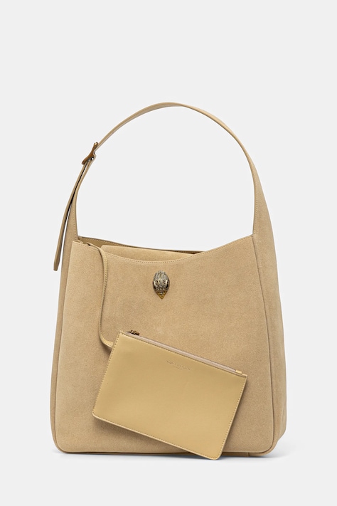 Kurt Geiger London borsa in pelle scamosciata colore verde 3576073209