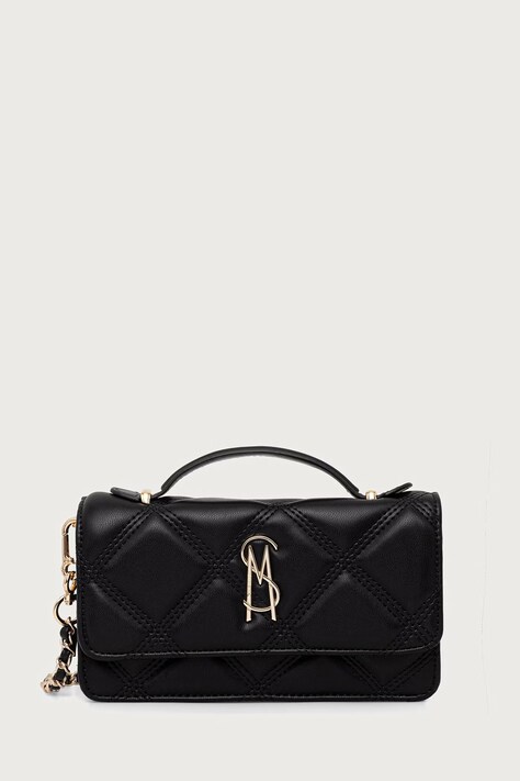 Steve Madden Чанта crossbody дамска от имитация на кожа Bjeffa черна SM13001604