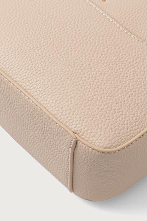 U.S. Polo Assn. Torebka crossbody damska z imitacji skóry Stanford beżowa BIUSS6206WVP
