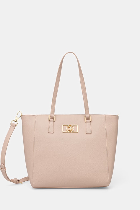 U.S. Polo Assn. torebka shopper damska Jones różowa BEUJ88674WVP