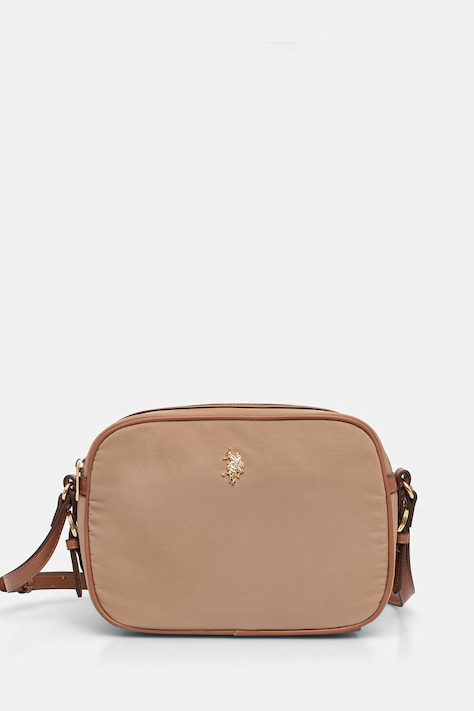 U.S. Polo Assn. torebka crossbody damska Houston beżowa BEUHU6381WZC