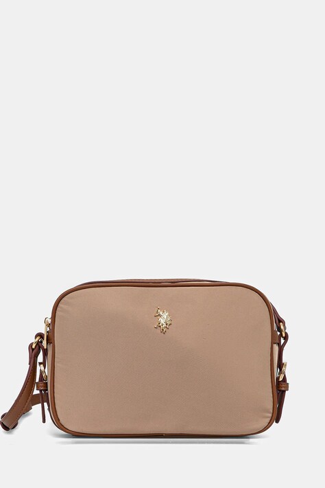 U.S. Polo Assn. poseta Houston culoarea bej, BEUHU6381WZC