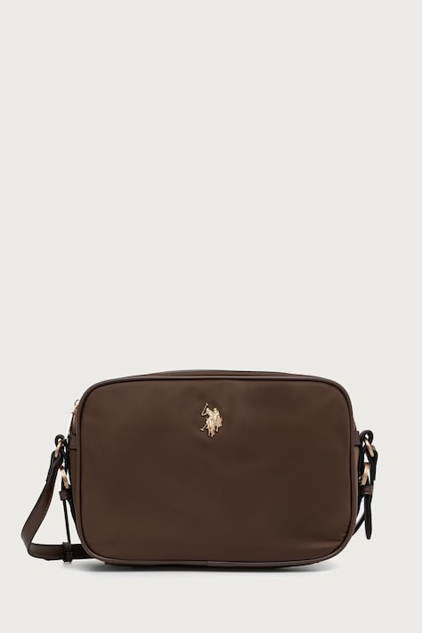 U.S. Polo Assn. Geantă crossbody pentru femei Houston maro BEUHU6381WZC
