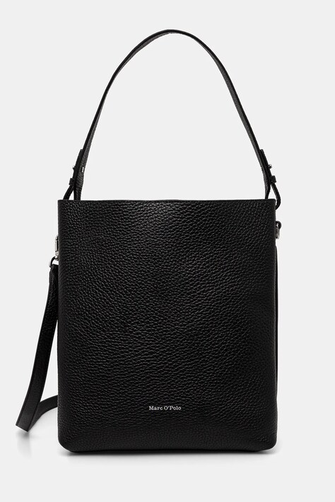 Marc O'Polo poseta de piele culoarea negru, 50219651101109