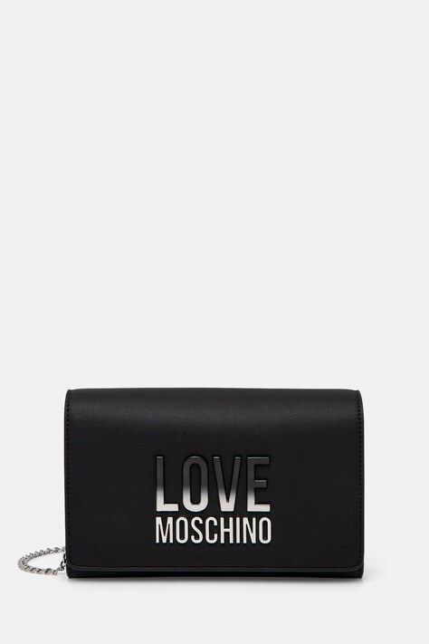 Love Moschino poseta culoarea negru, JC4260PP0MKD000B