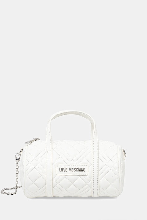 Kabelka Love Moschino bílá barva, JC4249PP0MLA0100