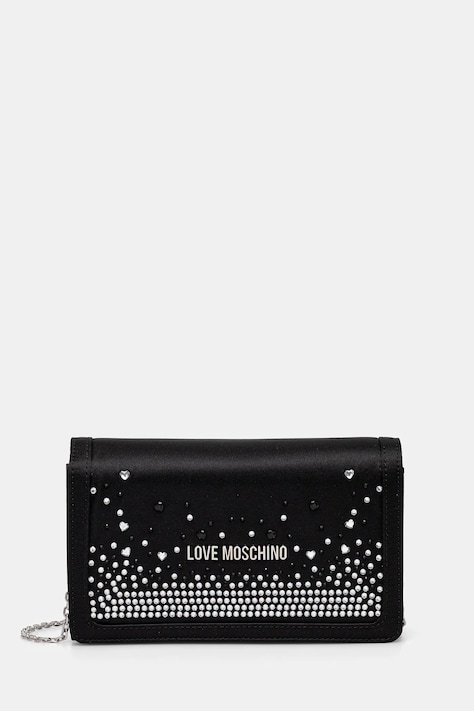 Love Moschino geantă culoarea negru, JC4250PP0MKQ100A