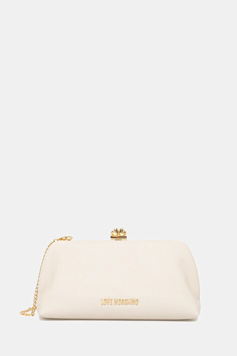 Love Moschino poșetă culoarea bej, JC4287PP0MKP0110