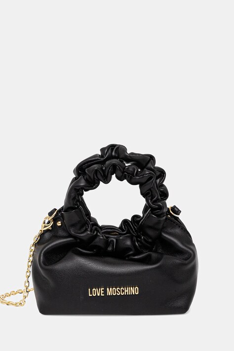 Kabelka Love Moschino černá barva, JC4253PP0MKT0000