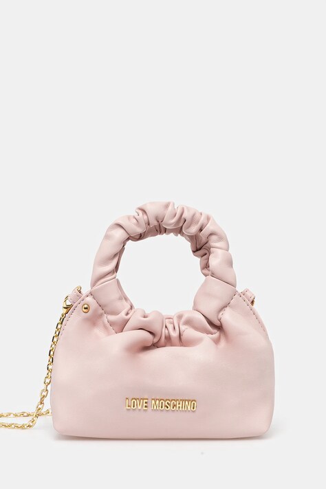Kabelka Love Moschino růžová barva, JC4253PP0MKT0601