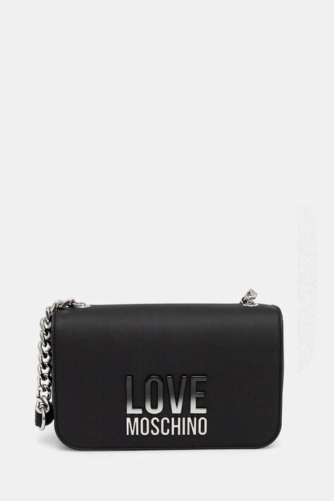 Love Moschino geantă culoarea negru, JC4254PP0MKD000B