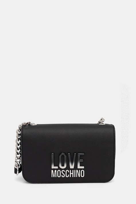 Torba Love Moschino boja: crna, JC4254PP0MKD000B
