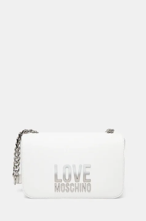 Love Moschino torebka kolor biały JC4254PP0MKD0100