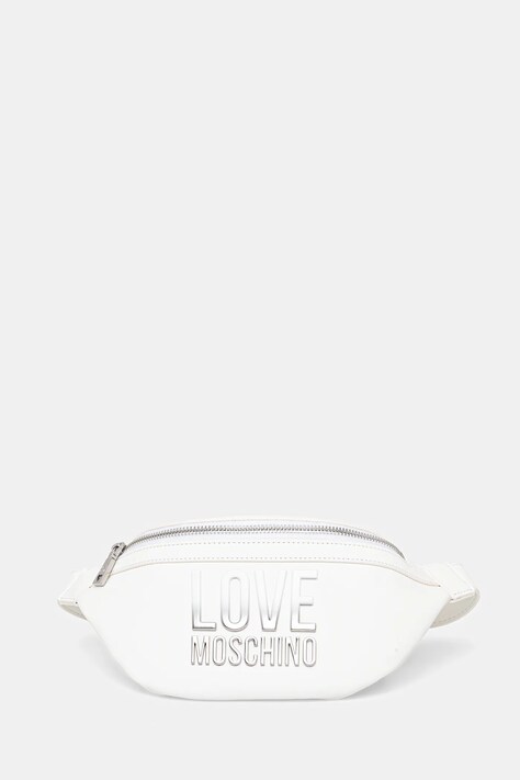 Ledvinka Love Moschino dámská, bílá barva, JC4259PP0MKD0100