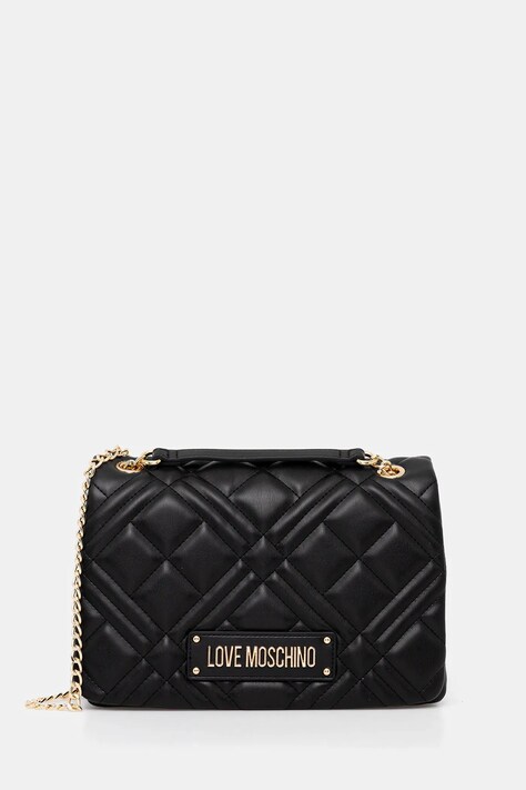 Love Moschino poșetă culoarea negru, JC4153PP0MLA0000