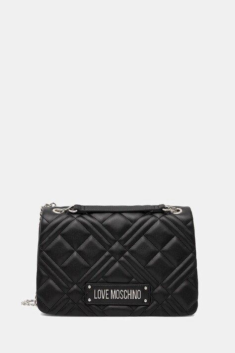 Love Moschino geantă culoarea negru, JC4153PP0MLA000B