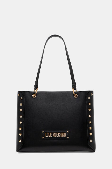 Kabelka Love Moschino čierna farba, JC4269PP0MKH0000