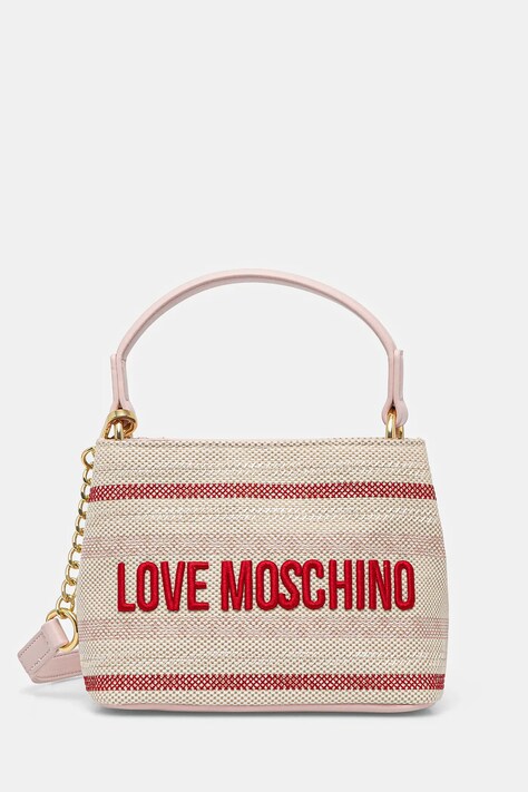 Love Moschino poseta culoarea bej, JC4240PP0MKO110A