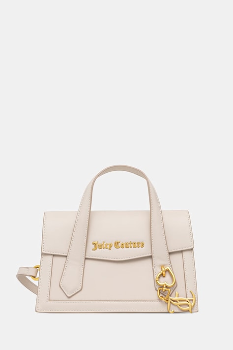 Juicy Couture torebka crossbody damska z imitacji skóry Lily beżowa BEJLL8751WVP