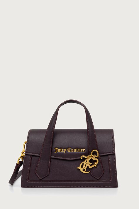 Juicy Couture Torebka crossbody damska z imitacji skóry Lily fioletowa BEJLL8751WVP
