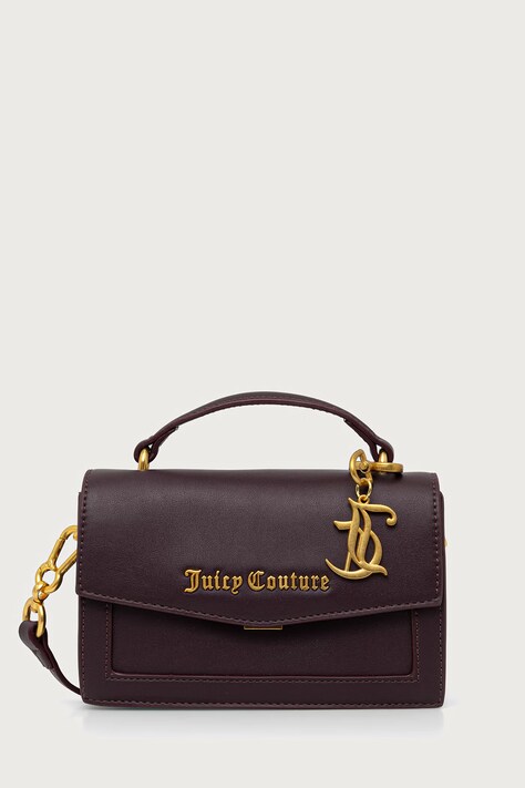 Juicy Couture Torebka crossbody damska z imitacji skóry Lily fioletowa BEJLL8755WVP