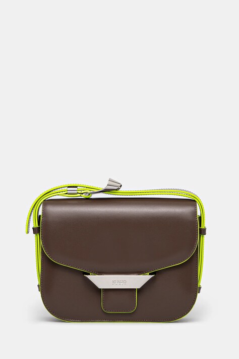 Kenzo borsa a mano in pelle colore marrone FF52SA318L3B.10