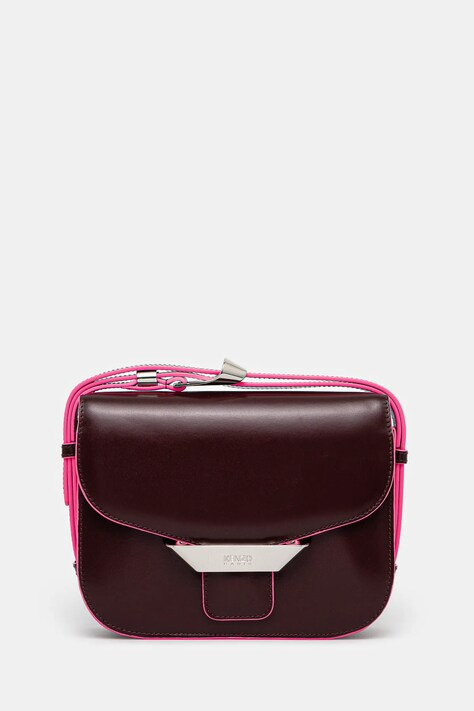 Kenzo borsa a mano in pelle colore granata FF52SA318L3B.24