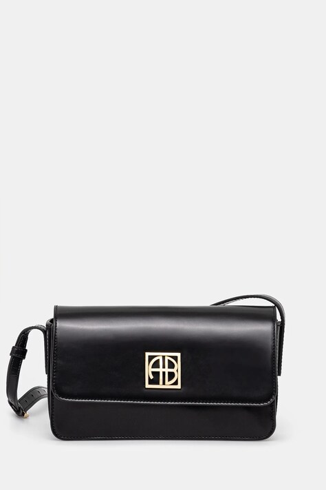 Anine Bing leather handbag Elly Crossbody Bag black color A.13.10242