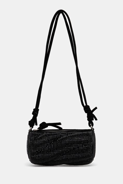 Fiorucci handbag Suede Rhinestone Micro Mella black color U01FMASL005LE05BK01