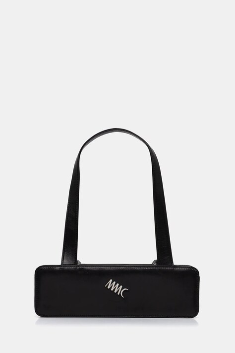 Kožená kabelka MMC STUDIO černá barva, NETTUNO