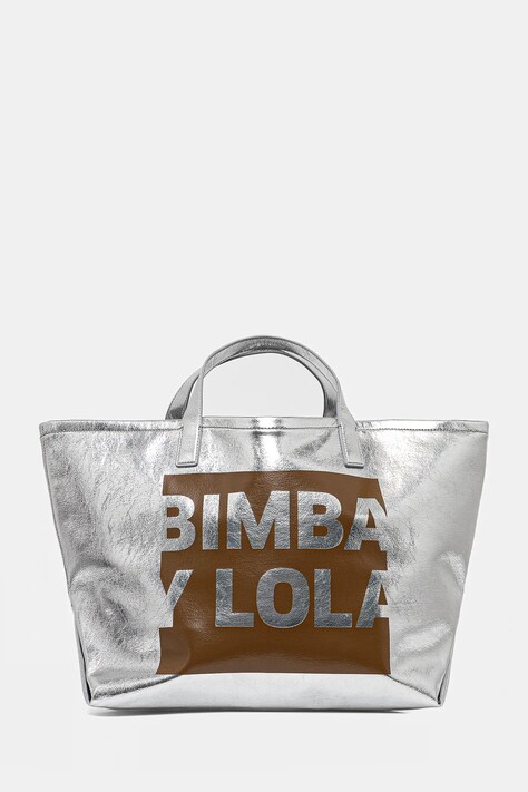 Bimba Y Lola geantă culoarea argintiu, 242BBVJ3I.12007