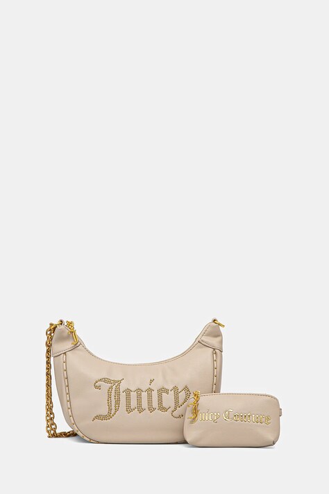 Τσάντα Juicy Couture KIMBERLY PU χρώμα: μπεζ, BEJQL8800WVP