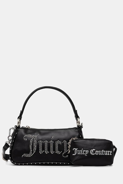 Juicy Couture torebka crossbody damska z imitacji skóry KIMBERLY PU czarna BEJQL8803WVP