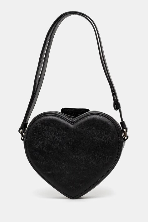 Шкіряна сумочка Strapped Heart Shoulder Bag — фото 3