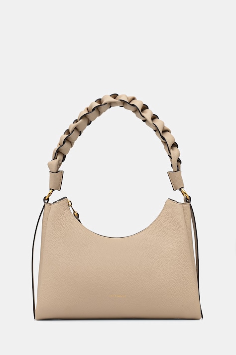 Coccinelle torebka skórzana BOHEME GRANA DOUBLE kolor beżowy M50 13 03 01