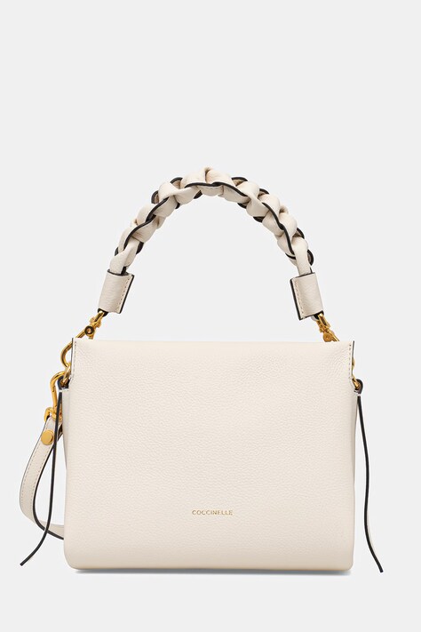 Coccinelle torebka BOHEME GRANA DOUBLE kolor beżowy M50 58 01 01