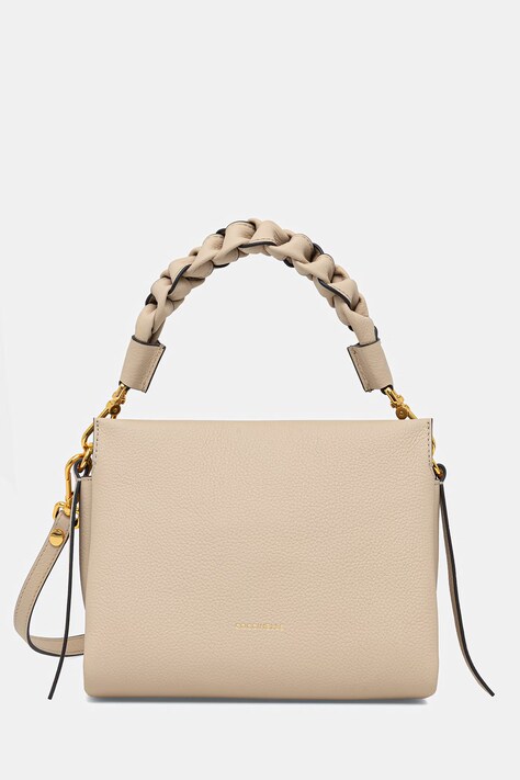 Coccinelle torebka BOHEME GRANA DOUBLE kolor beżowy M50 58 01 01