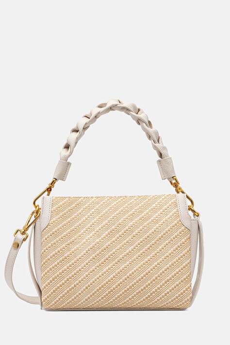 Τσάντα Coccinelle BOHEME BICOLOR STRAW χρώμα: κίτρινο, S6F 58 01 01
