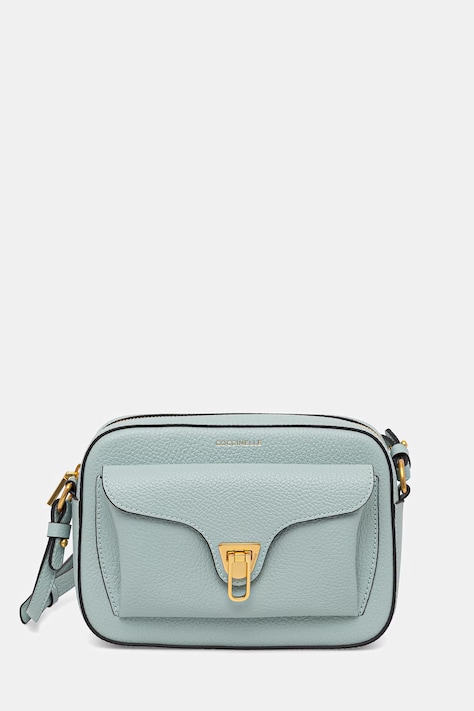 Coccinelle crossbody torba ženska kožna COCCINELLE BEAT SOFT tirkizna MF6 15 02 01