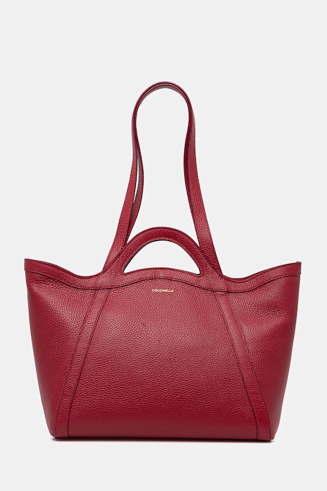 Coccinelle torebka skórzana COCCINELLEAMALIA kolor bordowy S9P 11 02 01