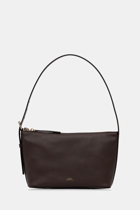 Pamučna torba A.P.C. Sac Vera Shoulder boja: crna, PXCBL.F61974