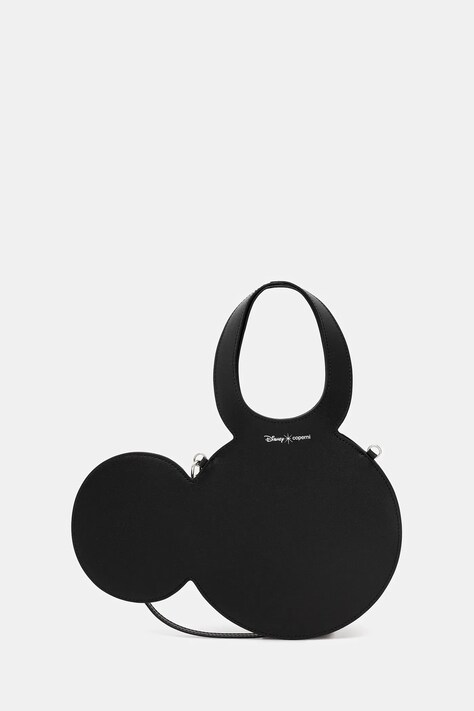 Borsa a mano in pelle Coperni x Disney Mickey Tote colore nero DBA102F6031