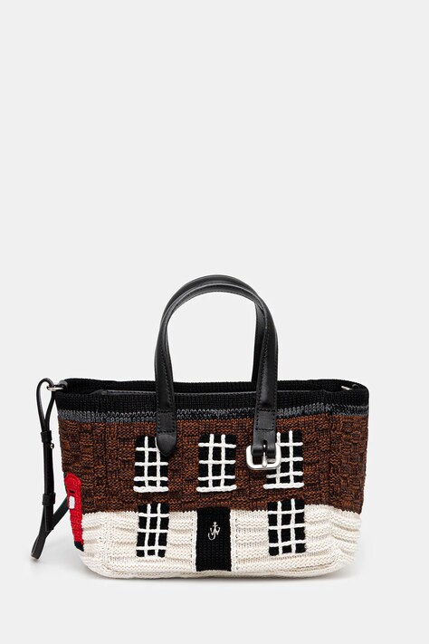 Kabelka JW Anderson House Mini Belt Tote hnedá farba, HB0714.YN0426