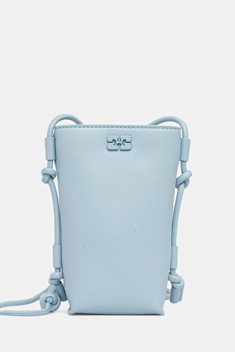 GANNI torebka Bou Crossbody kolor niebieski A6388