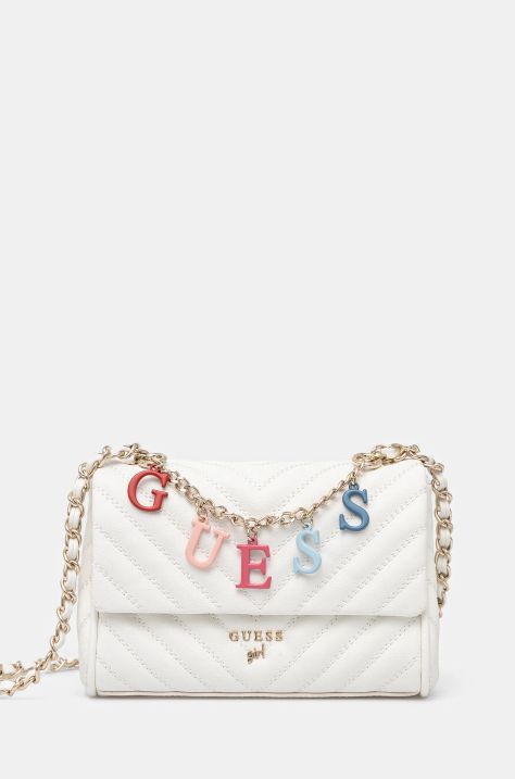 Guess torebka Girl kolor beżowy J4YZ45 WFZL0