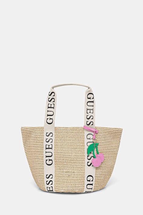 Παιδική τσάντα Guess χρώμα: μπεζ, J5GZ33 WH7T0