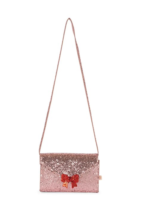 Детска чанта Konges Sløjd LOVE LETTER BAG в розово KS102405