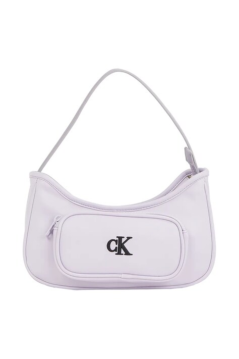 Dětská kabelka Calvin Klein Jeans fialová barva, IU0IU00696