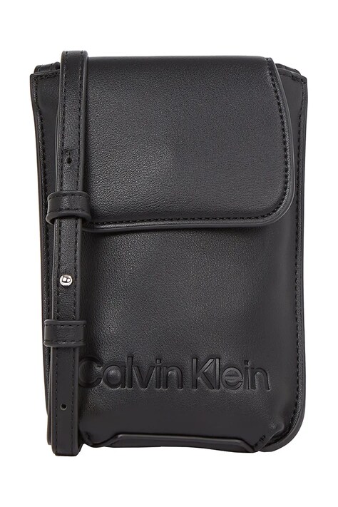 Детска чанта през рамо Calvin Klein Jeans в черно IU0IU00695